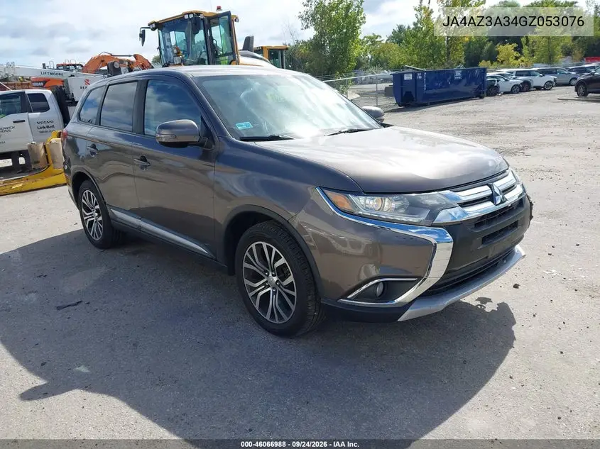 MITSUBISHI OUTLANDER 2016, VIN JA4AZ3A34GZ053076