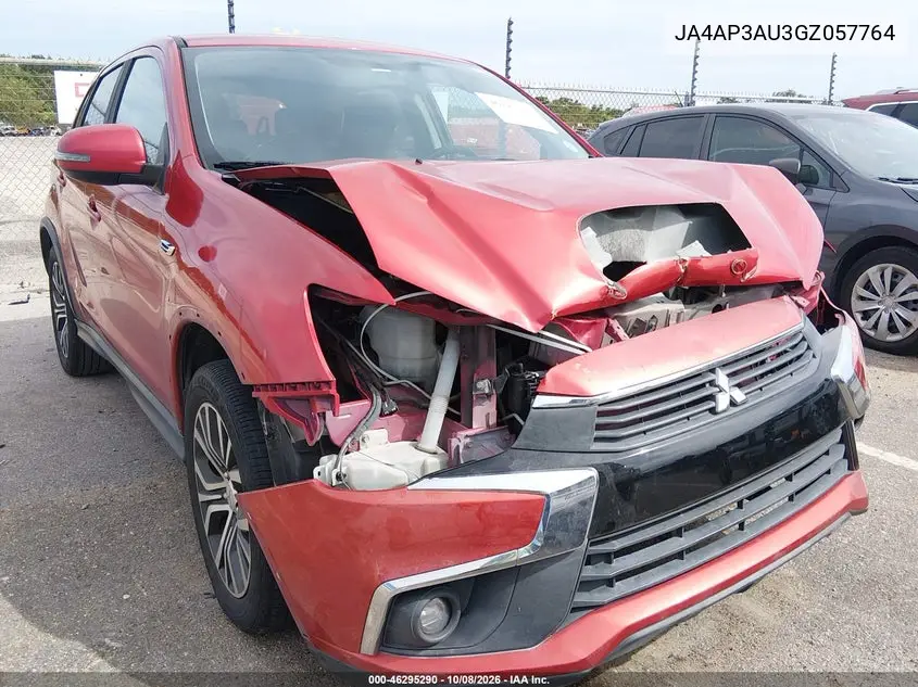 MITSUBISHI OUTLANDER 2016, VIN JA4AP3AU3GZ057764