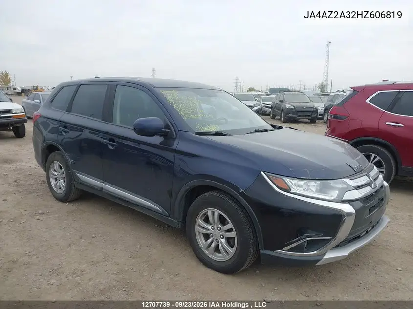 MITSUBISHI OUTLANDER 2017, VIN JA4AZ2A32HZ606819
