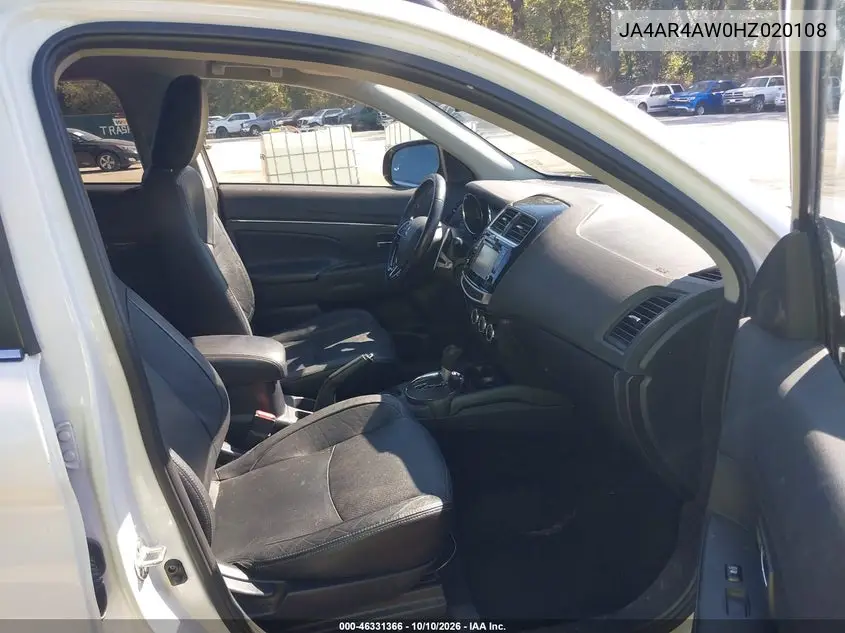 2017 MITSUBISHI OUTLANDER VIN JA4AR4AW0HZ020108 — фото 5