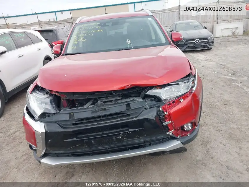 2018 MITSUBISHI OUTLANDER VIN JA4JZ4AX0JZ608573 — фото 12