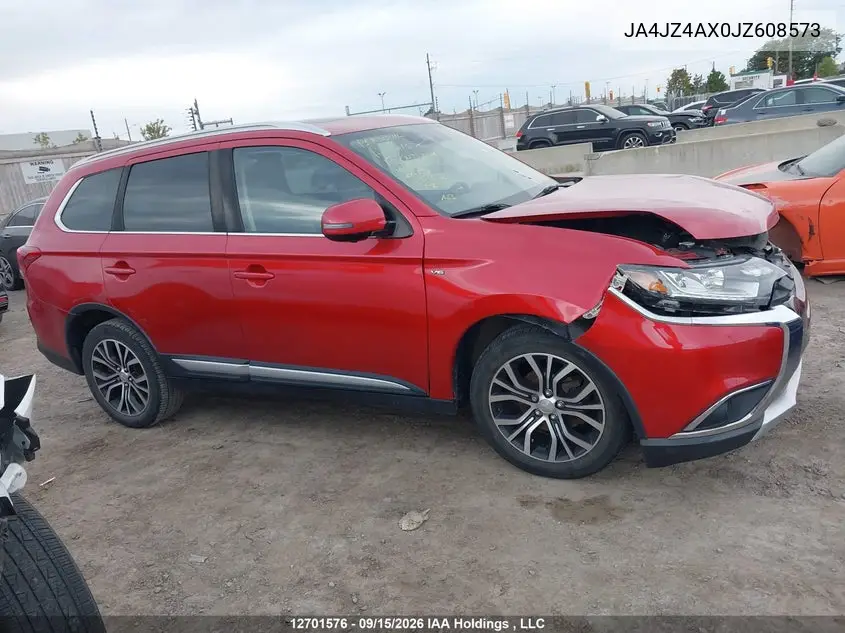 2018 MITSUBISHI OUTLANDER VIN JA4JZ4AX0JZ608573 — фото 13