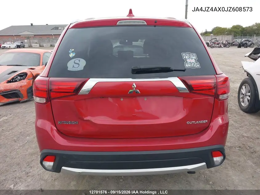 2018 MITSUBISHI OUTLANDER VIN JA4JZ4AX0JZ608573 — фото 16