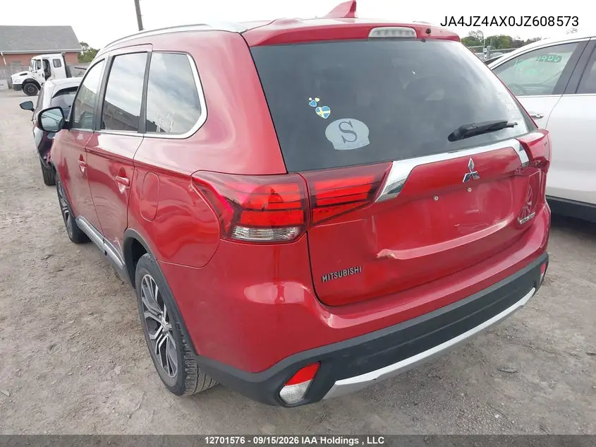 2018 MITSUBISHI OUTLANDER VIN JA4JZ4AX0JZ608573 — фото 3