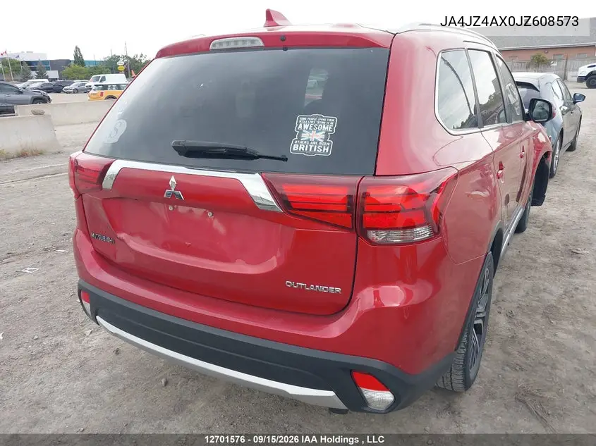 2018 MITSUBISHI OUTLANDER VIN JA4JZ4AX0JZ608573 — фото 4