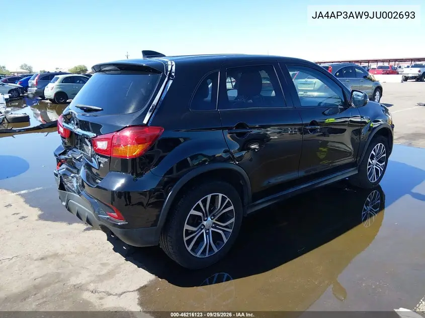 2018 MITSUBISHI OUTLANDER VIN JA4AP3AW9JU002693 — фото 4