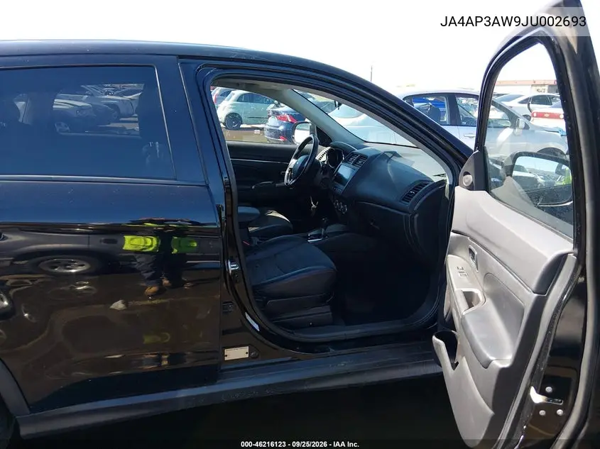 2018 MITSUBISHI OUTLANDER VIN JA4AP3AW9JU002693 — фото 5