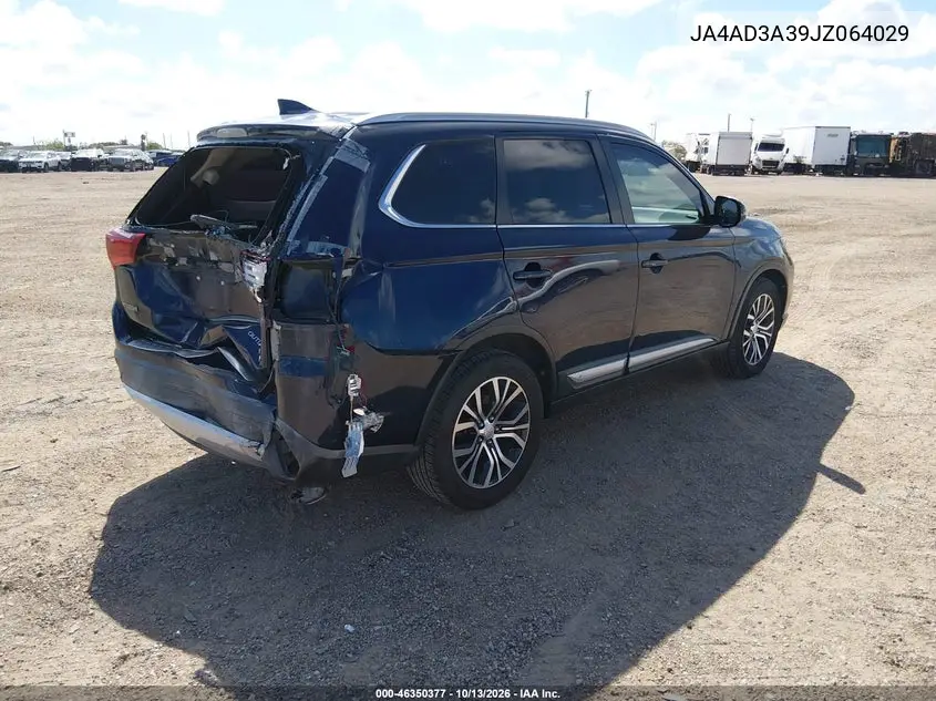 2018 MITSUBISHI OUTLANDER VIN JA4AD3A39JZ064029 — фото 4