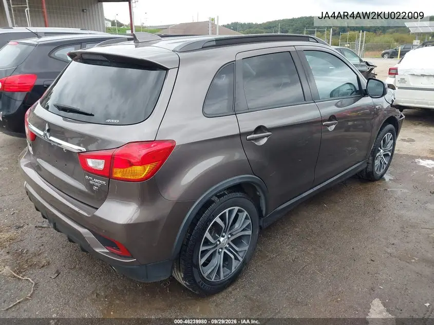 2019 MITSUBISHI OUTLANDER VIN JA4AR4AW2KU022009 — фото 4