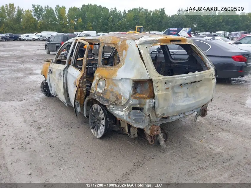 2020 MITSUBISHI OUTLANDER VIN JA4JZ4AX8LZ609599 — фото 3