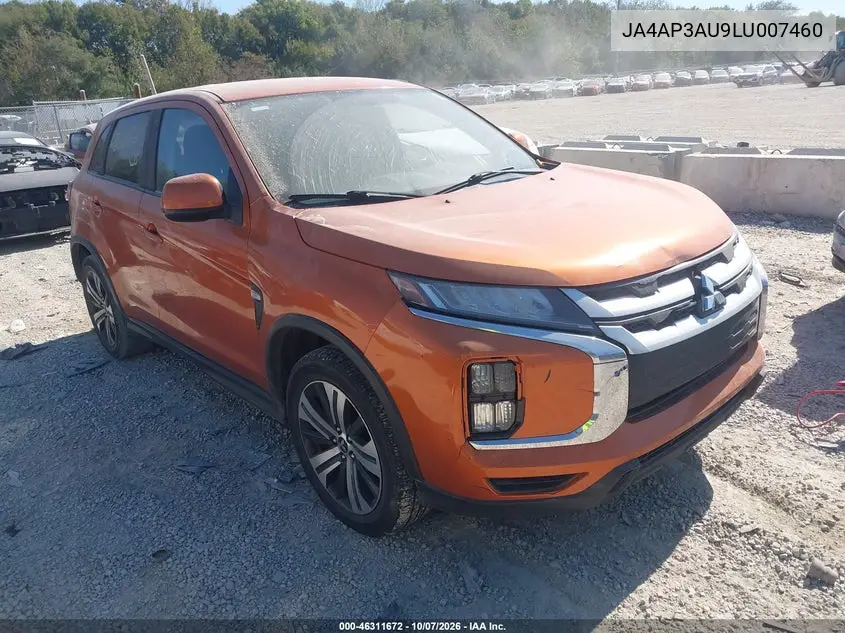 MITSUBISHI OUTLANDER 2020, VIN JA4AP3AU9LU007460