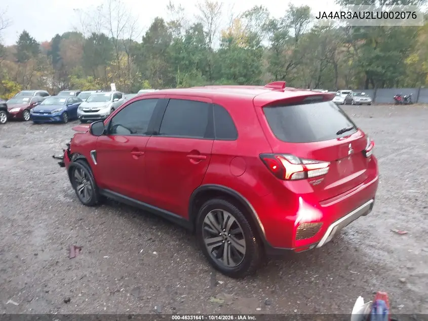 2020 MITSUBISHI OUTLANDER VIN JA4AR3AU2LU002076 — фото 3