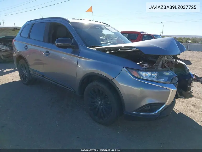 MITSUBISHI OUTLANDER 2020, VIN JA4AZ3A39LZ037725