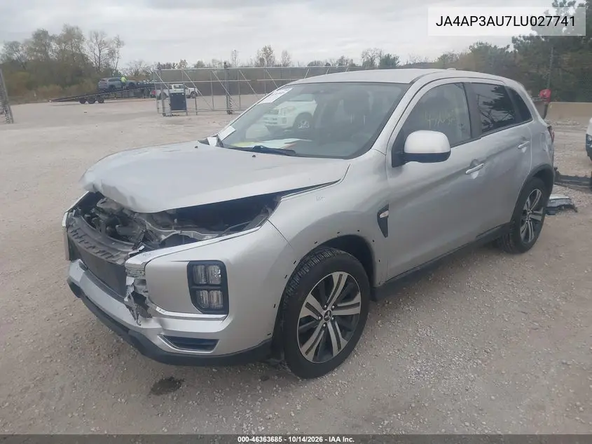 2020 MITSUBISHI OUTLANDER VIN JA4AP3AU7LU027741 — фото 2