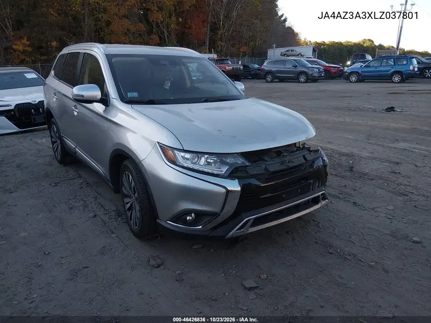 MITSUBISHI OUTLANDER 2020, VIN JA4AZ3A3XLZ037801