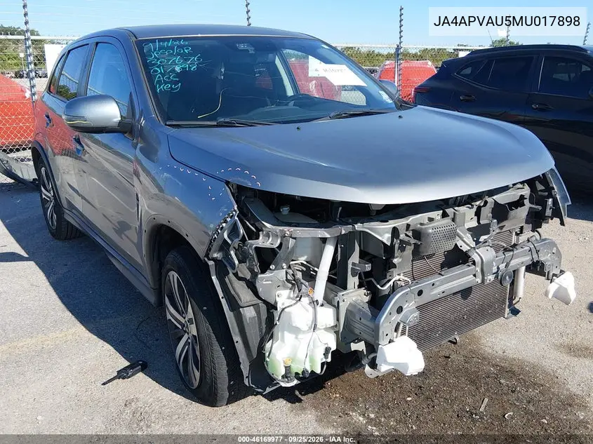 MITSUBISHI OUTLANDER 2021, VIN JA4APVAU5MU017898
