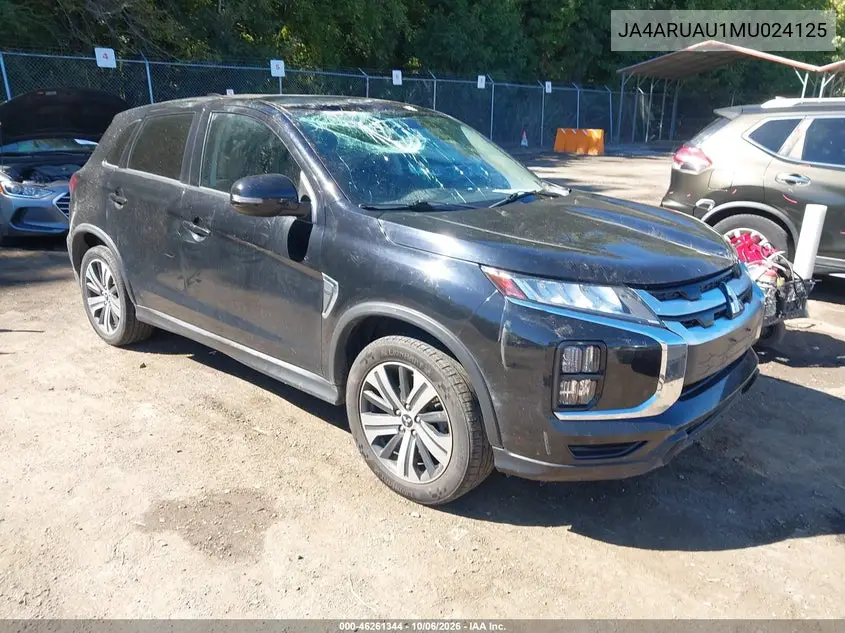MITSUBISHI OUTLANDER 2021, VIN JA4ARUAU1MU024125