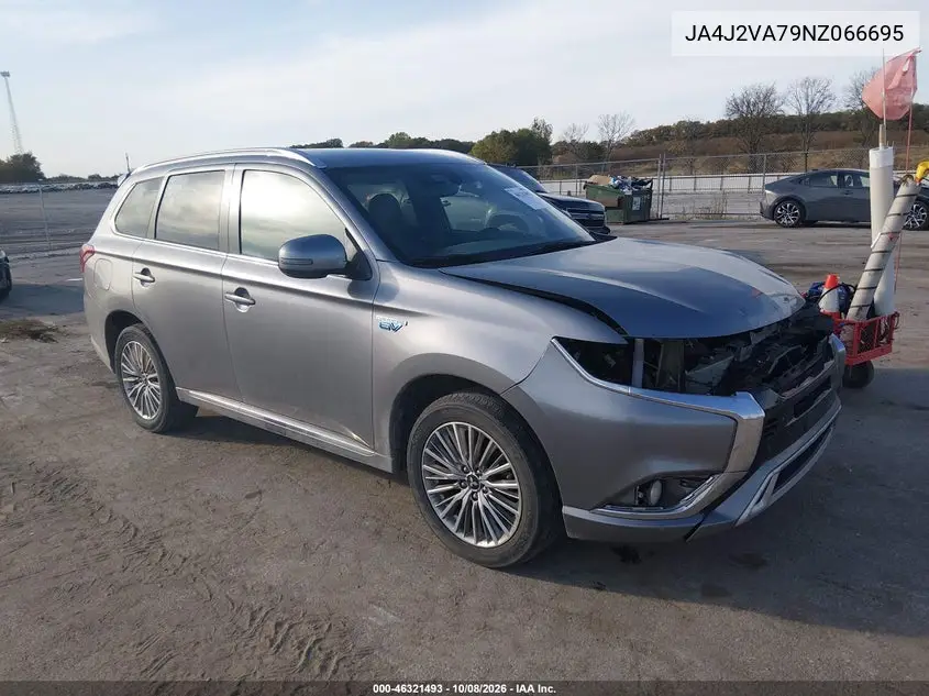 MITSUBISHI OUTLANDER 2022, VIN JA4J2VA79NZ066695