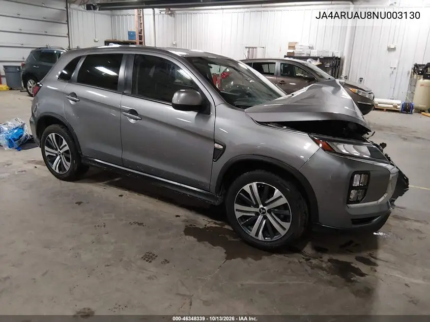 MITSUBISHI OUTLANDER 2022, VIN JA4ARUAU8NU003130