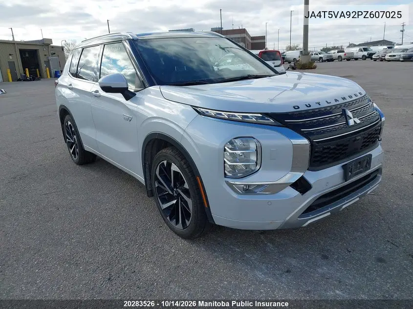 MITSUBISHI OUTLANDER 2023, VIN JA4T5VA92PZ607025