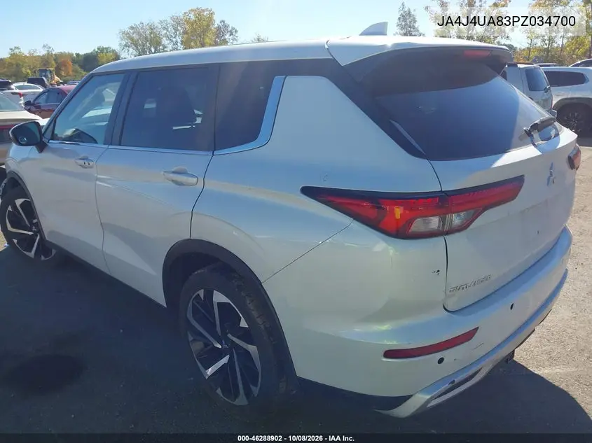 2023 MITSUBISHI OUTLANDER VIN JA4J4UA83PZ034700 — фото 3