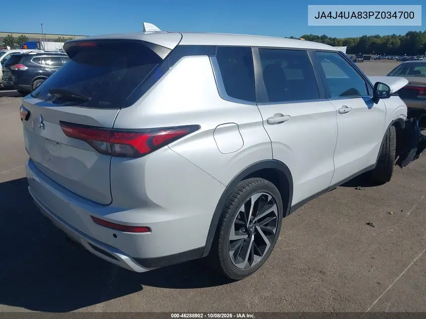 2023 MITSUBISHI OUTLANDER VIN JA4J4UA83PZ034700 — фото 4