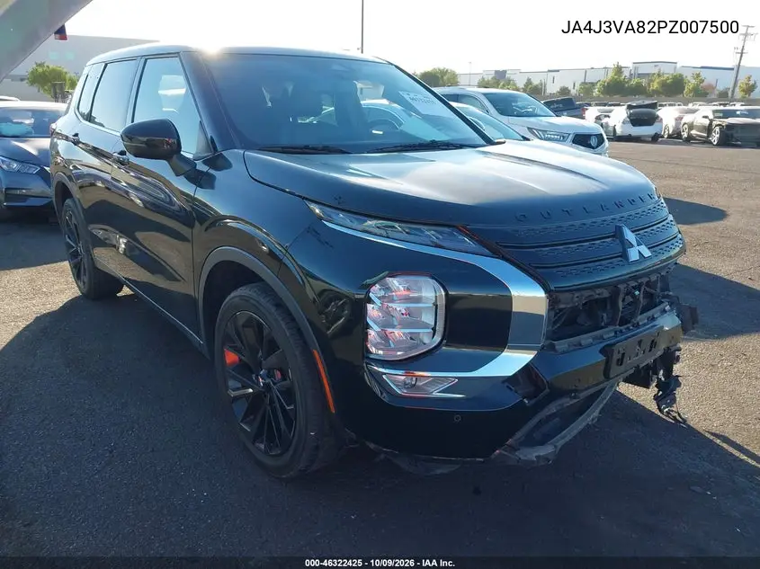 MITSUBISHI OUTLANDER 2023, VIN JA4J3VA82PZ007500