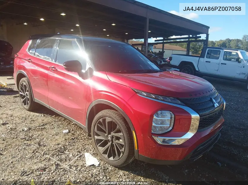 MITSUBISHI OUTLANDER 2023, VIN JA4J4VA86PZ007058