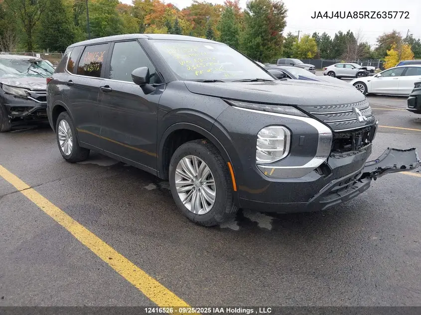 MITSUBISHI OUTLANDER 2024, VIN JA4J4UA85RZ635772