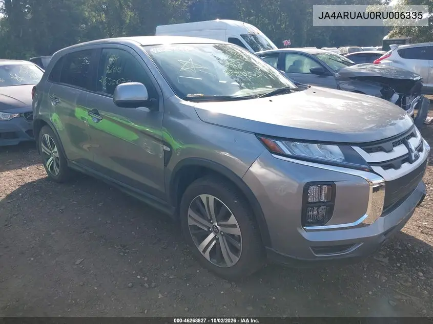 MITSUBISHI OUTLANDER 2024, VIN JA4ARUAU0RU006335