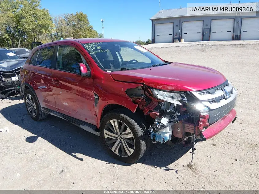 MITSUBISHI OUTLANDER 2024, VIN JA4ARUAU4RU009366