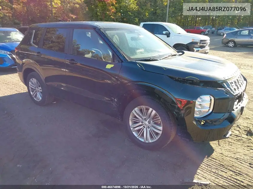 MITSUBISHI OUTLANDER 2024, VIN JA4J4UA85RZ077096