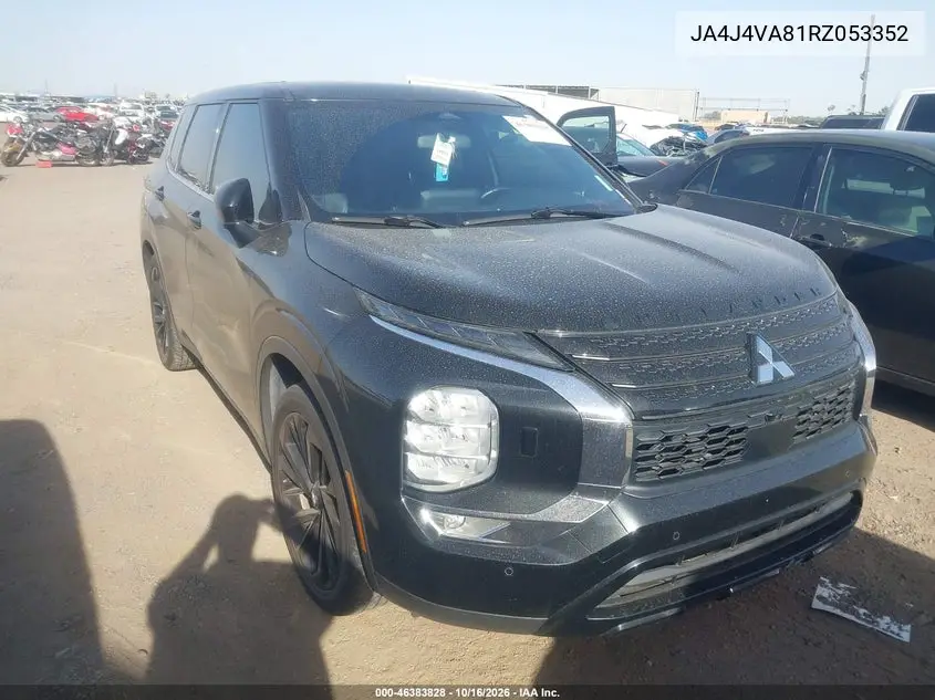MITSUBISHI OUTLANDER 2024, VIN JA4J4VA81RZ053352