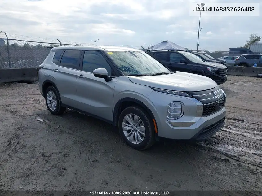 MITSUBISHI OUTLANDER 2025, VIN JA4J4UA88SZ626408