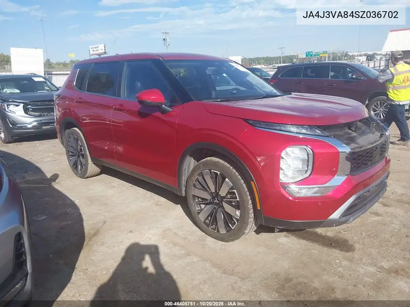 MITSUBISHI OUTLANDER 2025, VIN JA4J3VA84SZ036702