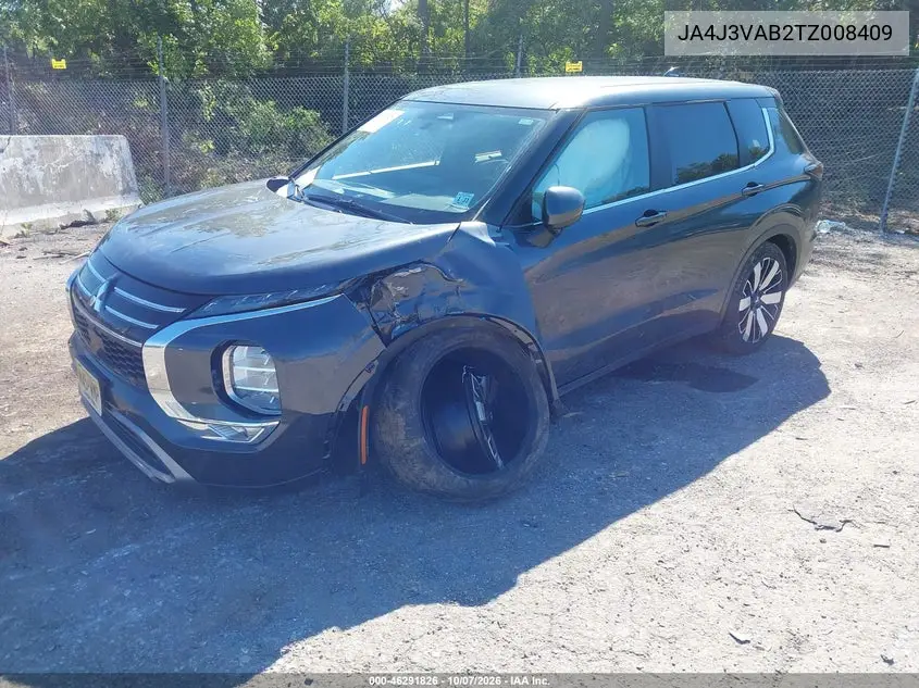 2026 MITSUBISHI OUTLANDER VIN JA4J3VAB2TZ008409 — фото 2