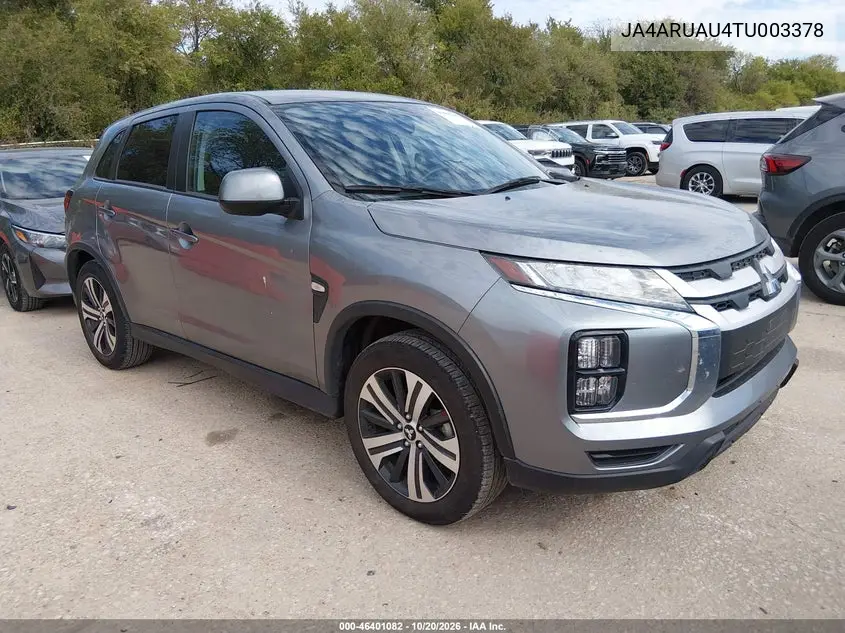 MITSUBISHI OUTLANDER 2026, VIN JA4ARUAU4TU003378