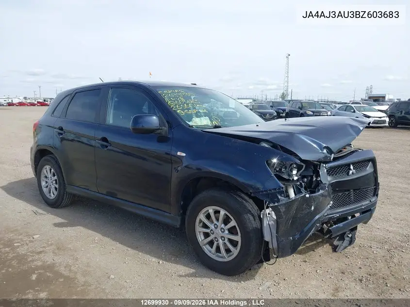 MITSUBISHI RVR 2011, VIN JA4AJ3AU3BZ603683
