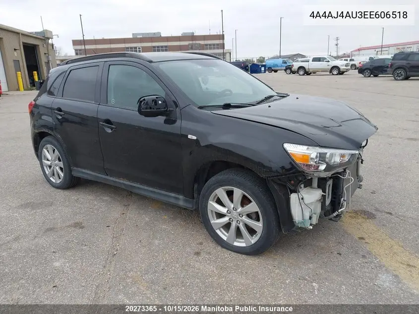 MITSUBISHI RVR 2014, VIN 4A4AJ4AU3EE606518