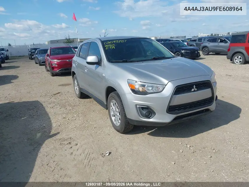 MITSUBISHI RVR 2015, VIN 4A4AJ3AU9FE608964