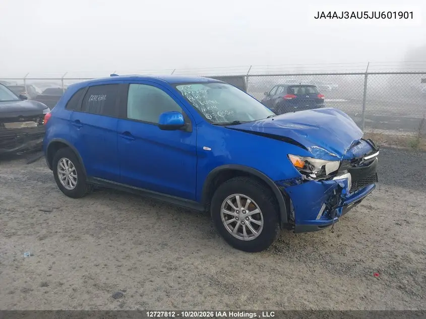 MITSUBISHI RVR 2018, VIN JA4AJ3AU5JU601901