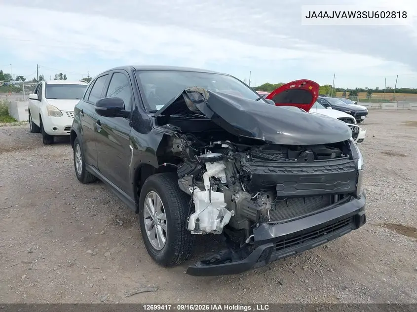 MITSUBISHI RVR 2025, VIN JA4AJVAW3SU602818
