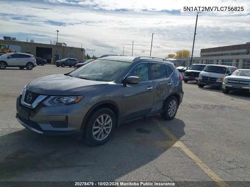 2020 NISSAN ROGUE VIN 5N1AT2MV7LC756825 — фото 2