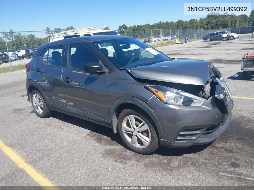 NISSAN KICKS 2020, VIN 3N1CP5BV2LL499392