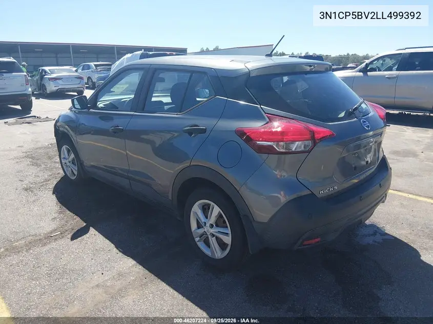 2020 NISSAN KICKS VIN 3N1CP5BV2LL499392 — фото 3
