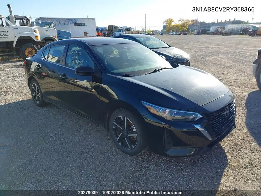 NISSAN SENTRA 2024, VIN 3N1AB8CV2RY368366