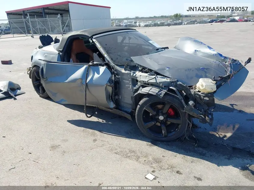 NISSAN 350Z 2005, VIN JN1AZ36A55M758057