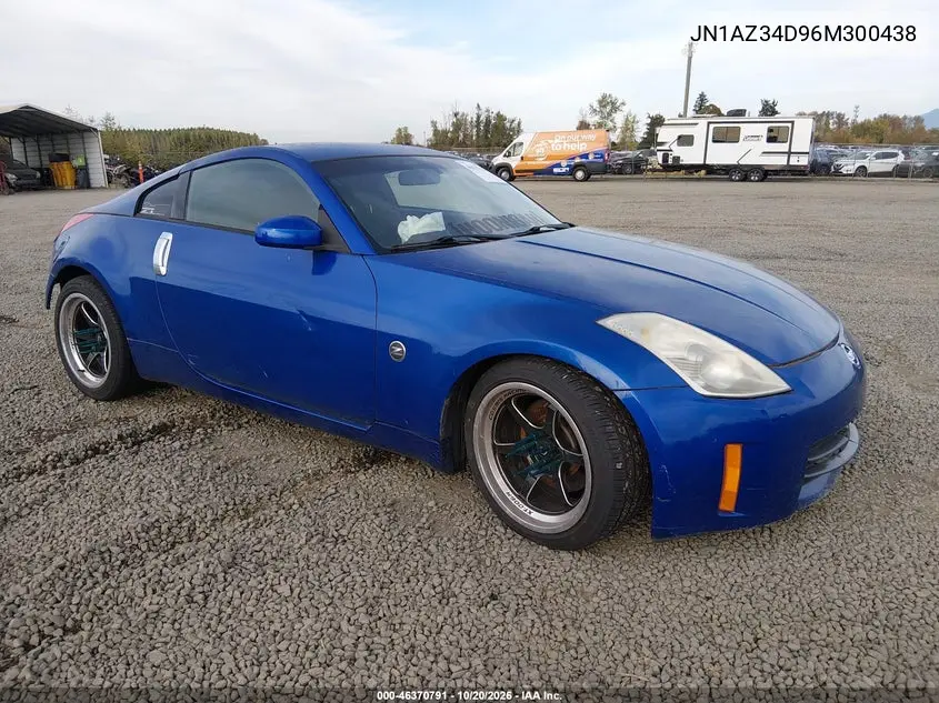 NISSAN 350Z 2006, VIN JN1AZ34D96M300438