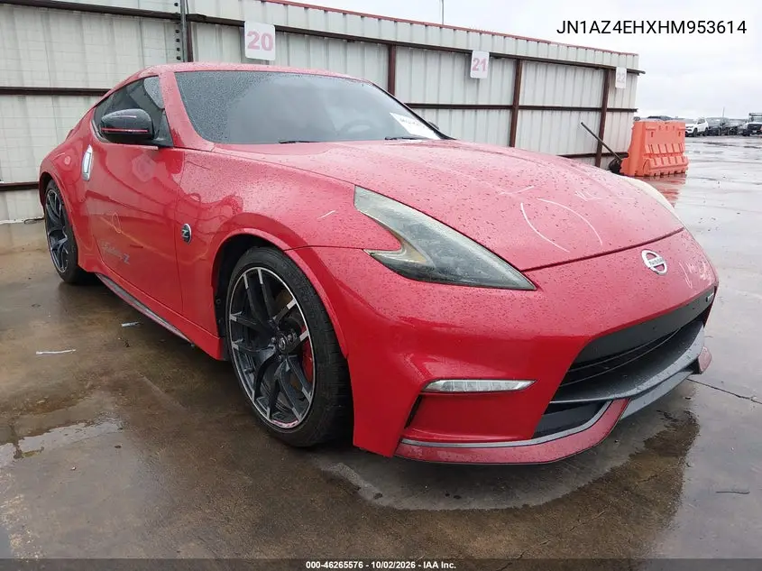 NISSAN 370Z 2017, VIN JN1AZ4EHXHM953614