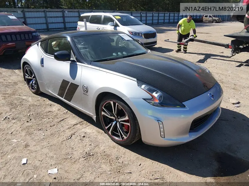 NISSAN 370Z 2020, VIN JN1AZ4EH7LM820219